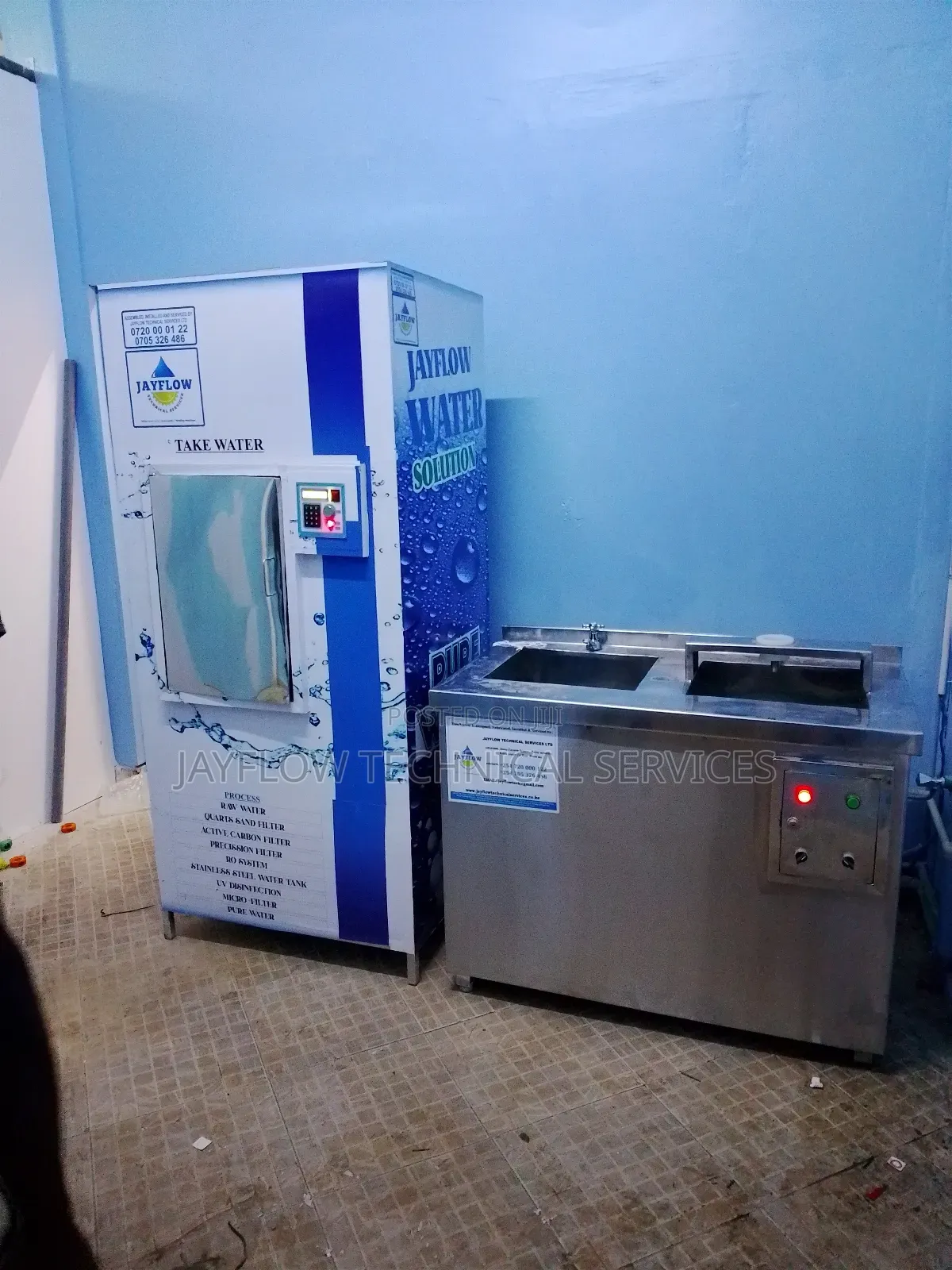 Water ATM /Vending Machine With PLC