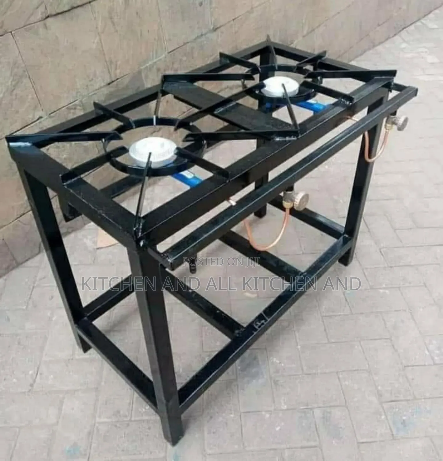 Sleek Mild Steel 2 Burner Cooker