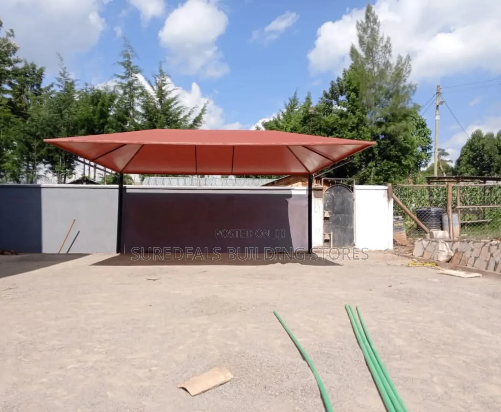 Waterproof Car Shade Net/Car Shelter Net.