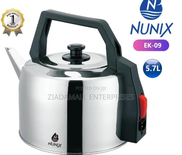 Nunix 5.7l Electric Kettle – Large Capacity, Fast Boil