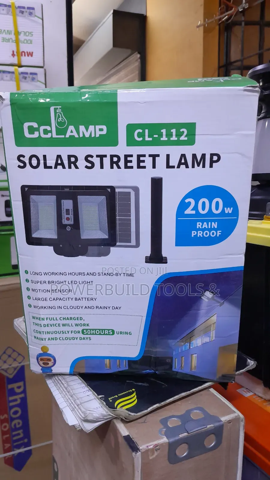 CC Solar Street Lamp 200W Rain Proof