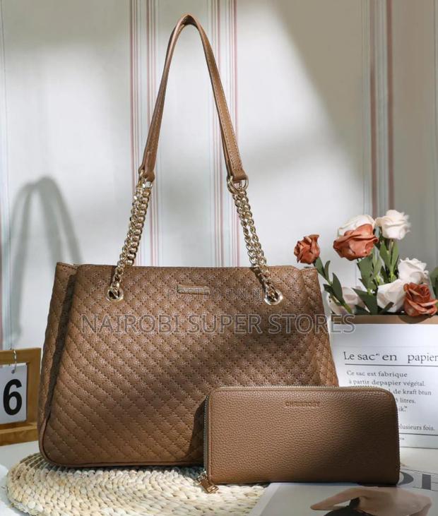 Oceania 2in1 Chocolate Brown Ladies Handbag