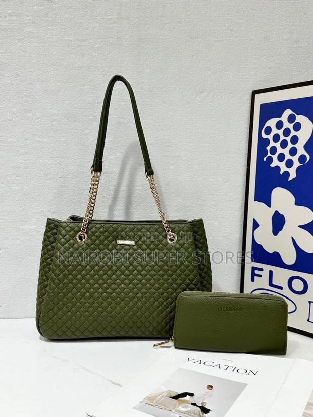Oceania 2in1 Emerald Green Look Ladies Handbag