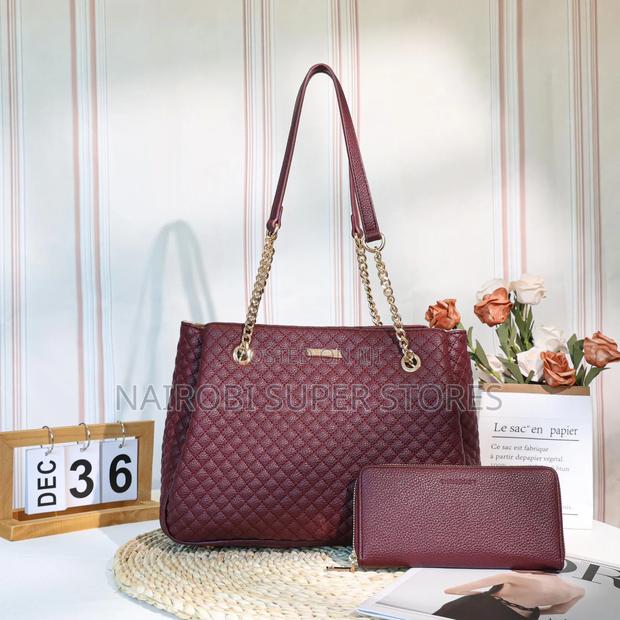Oceania 2in1 Burgundy Red Ladies Handbag