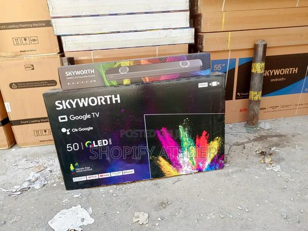 Skyworth 50" Smart Frameless Design Google Tv Qled - main view