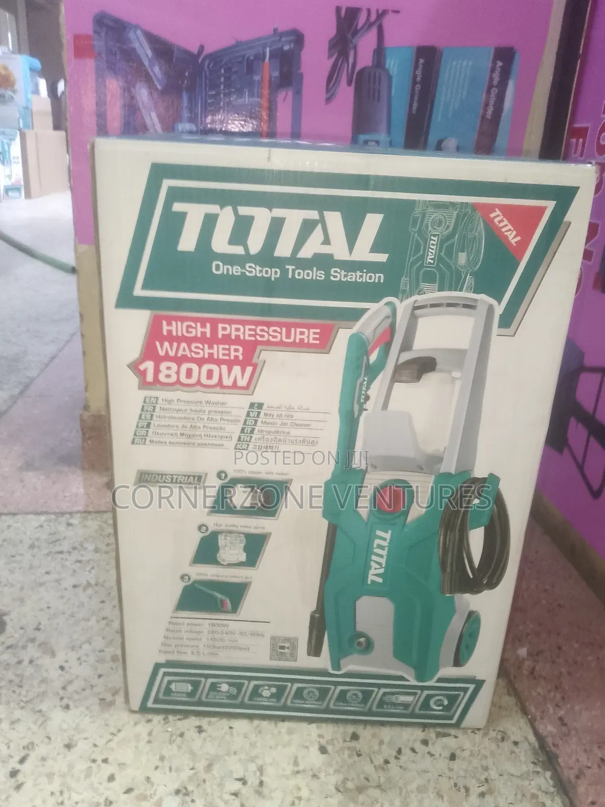 Total Electric 1800W High Pressure Washer