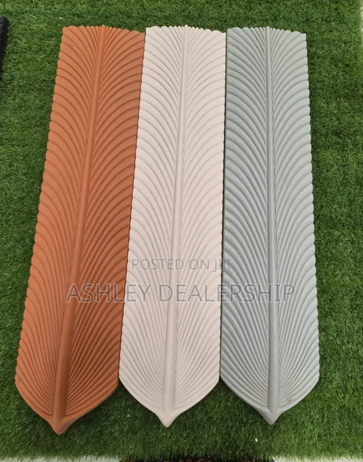 Decorative Pu Feather Shape Stone Panels