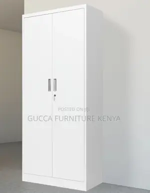 Cabinets: Large Garage Locker With 5 Adjustable Shelves