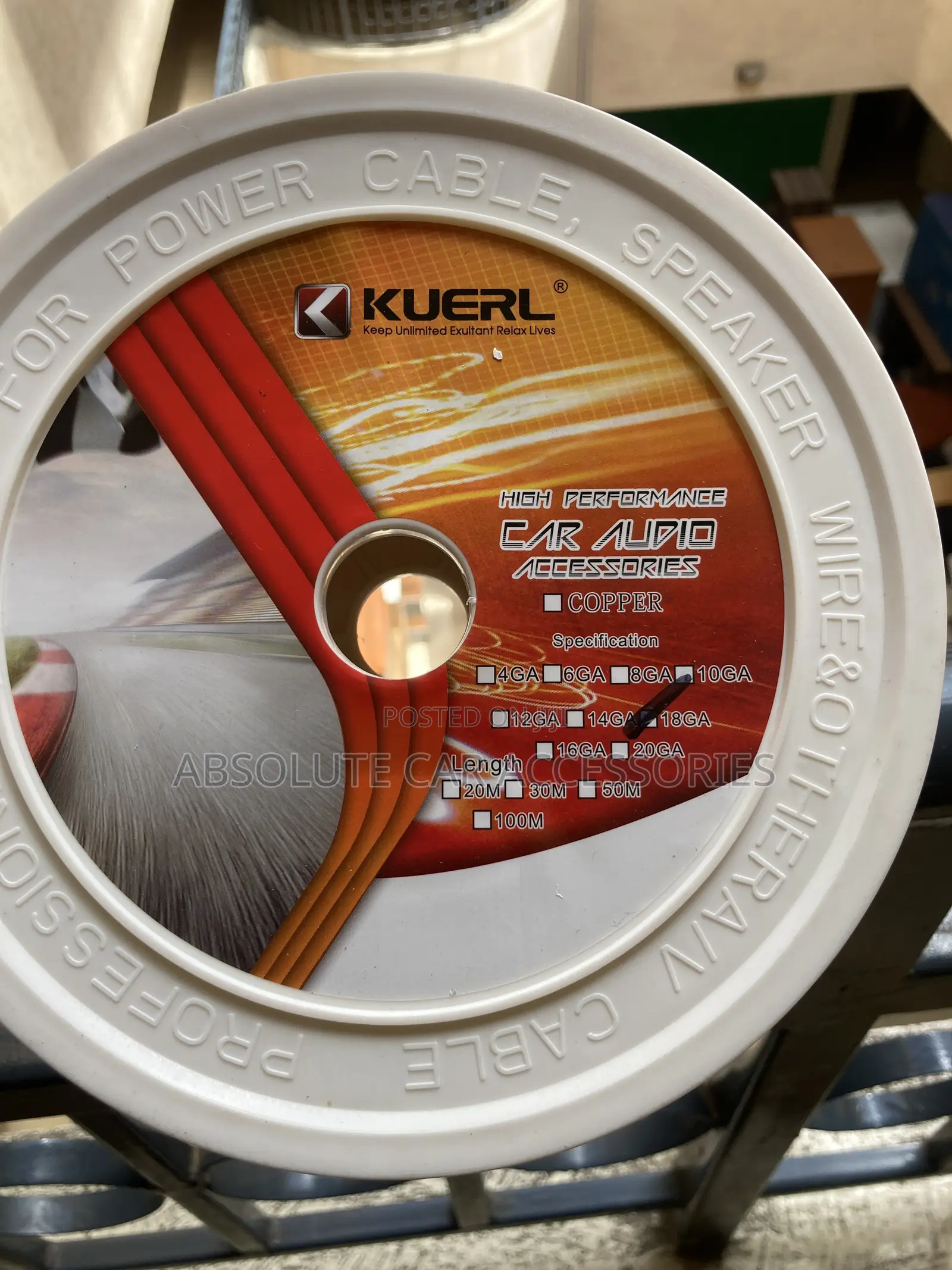 12GA Oxygen Free Speaker Cables (Sold Per Mtr)