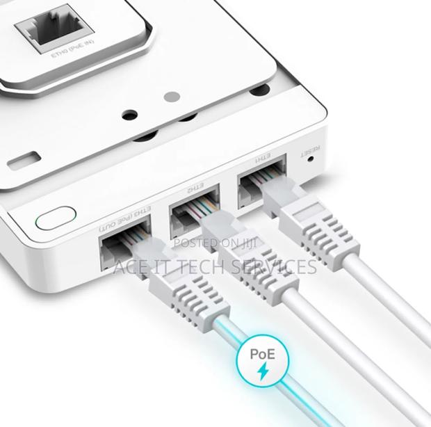 Tp-Link Lax1800 Wall Plate Wifi 6 Access Point - EAP615-WALL - main view