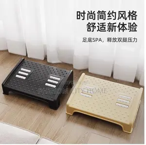 Ergonomic and Nonskid Footrest/Toilet Stool Footrest