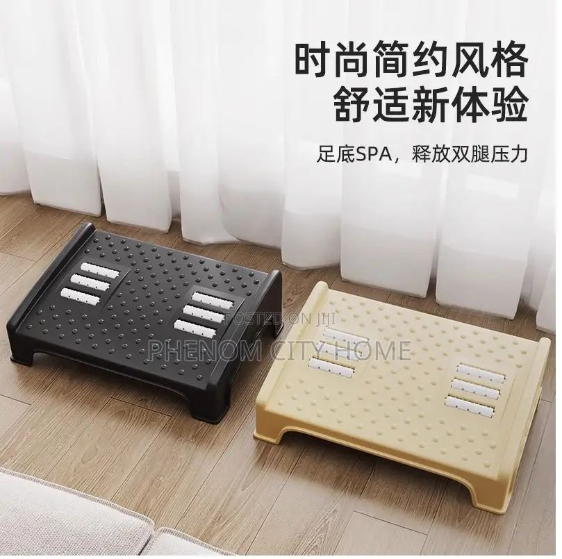 Ergonomic and Nonskid Footrest/Toilet Stool Footrest