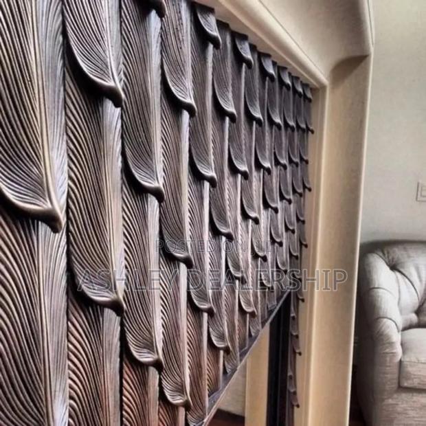 Designed PU Feather Shape Stone Panel - main view