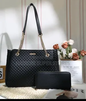 Oceania 2in1 Black Ladies Handbag