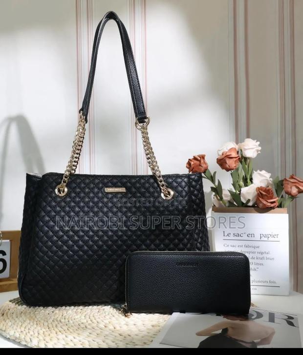 Oceania 2in1 Black Ladies Handbag