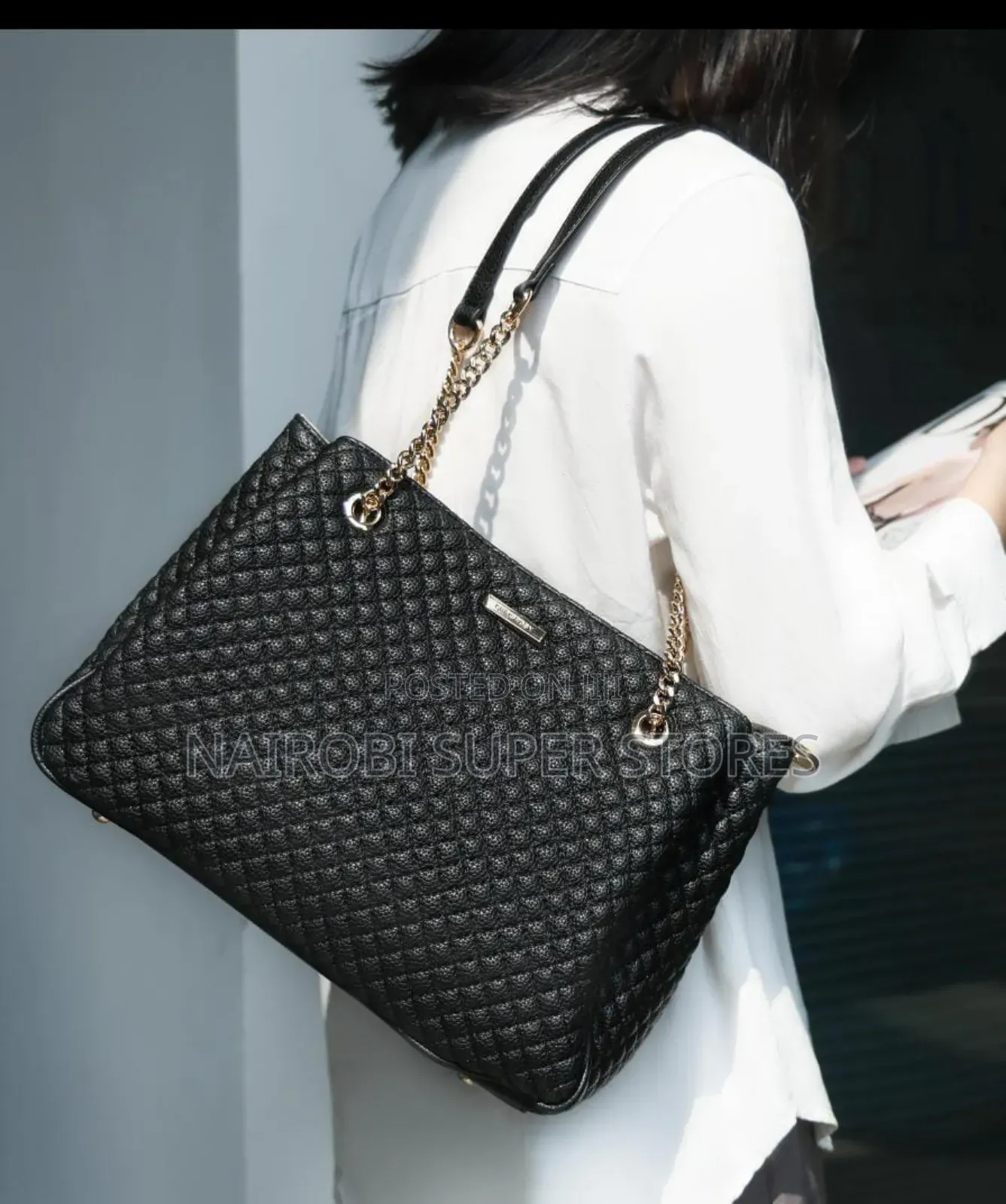 Oceania 2in1 Black Ladies Handbag