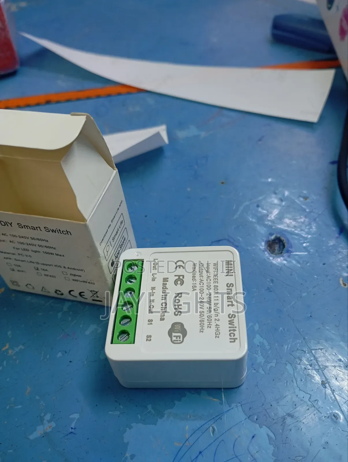 16A Relay Smart Home DIY RF433 Mini Smart Switch