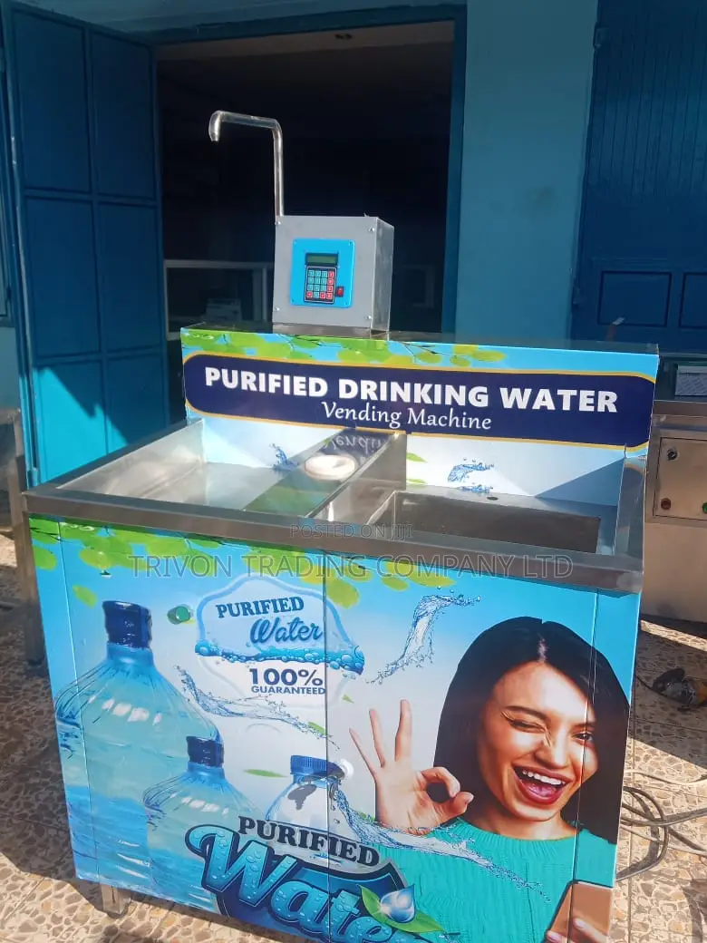 1 Tap Pure Water Vending Machine (With Rinser Section)