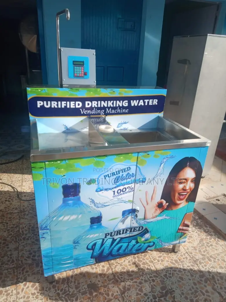 1 Tap Pure Water Vending Machine (With Rinser Section)