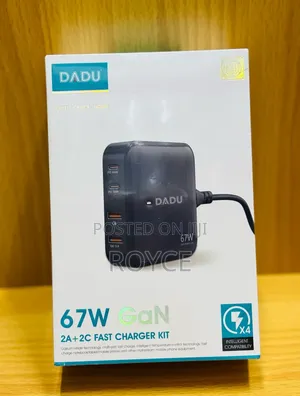 2A + 2C Fast Charger Kit Cube -67w
