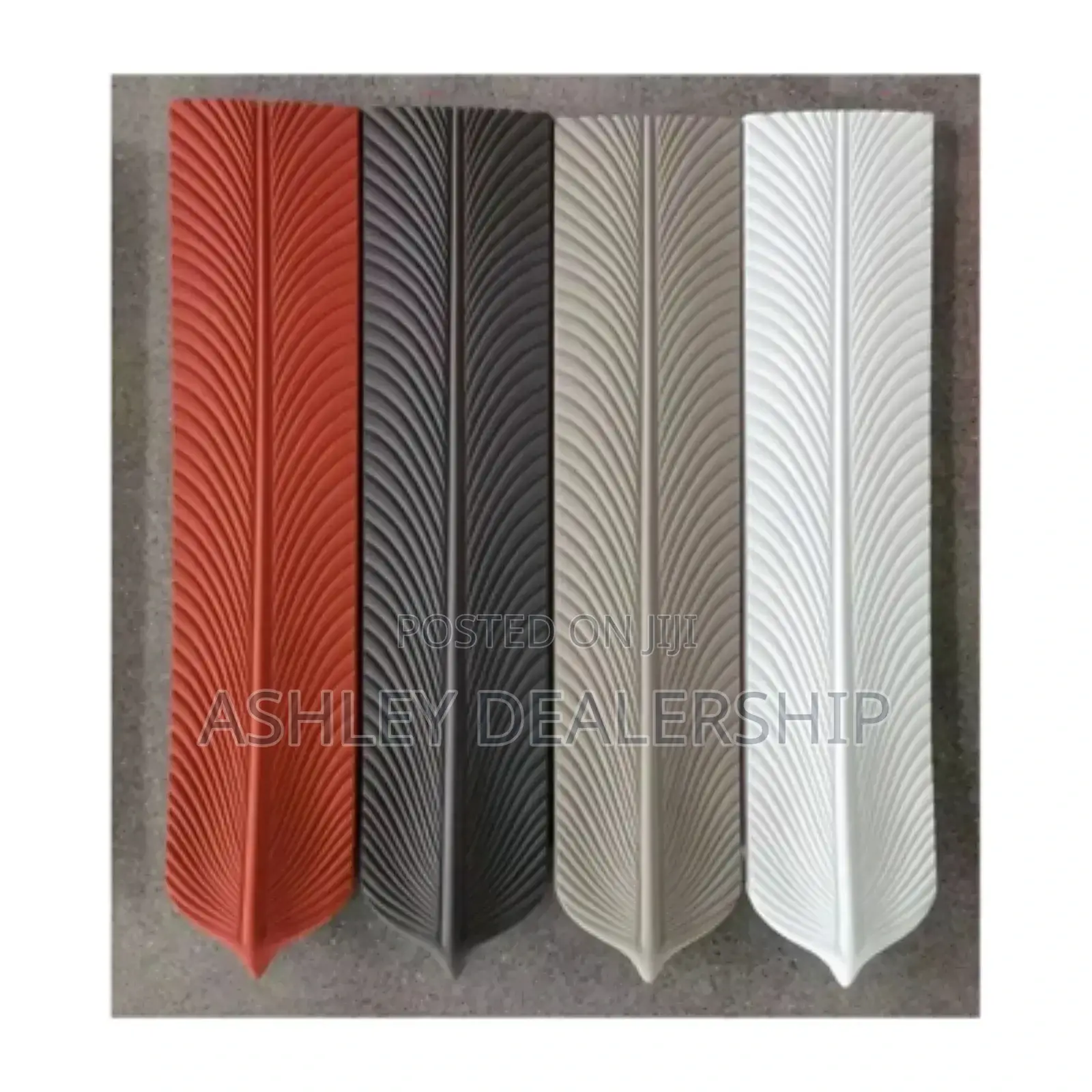 New PU Feather Shape Stone Panel