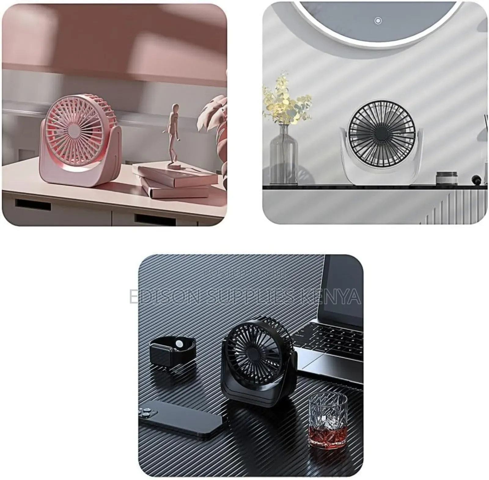 Desk Fan Table Fan Portable Cooling Air Hand Fans