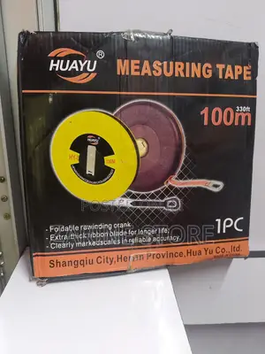 100 Meters Tape Measure Foldable Rewinding Crank