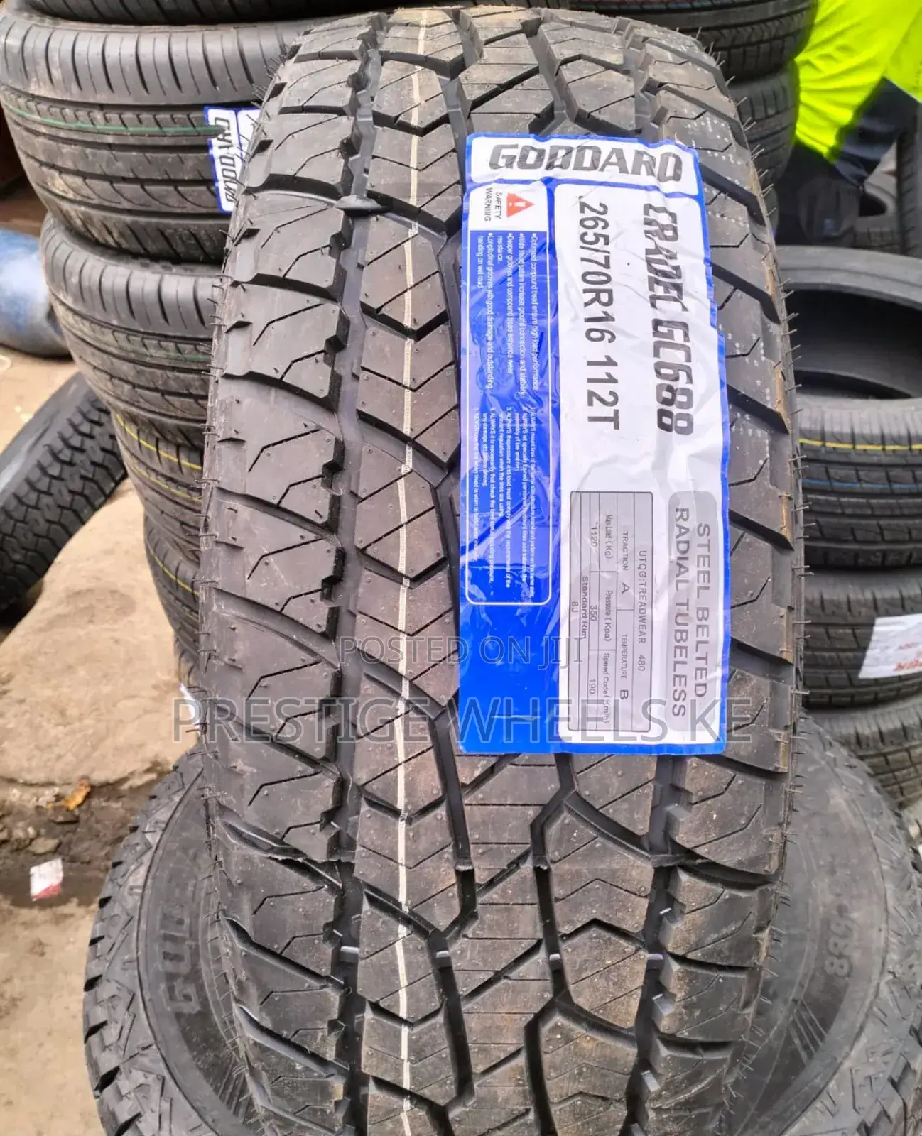 265/70r16 Goddard AT Tires