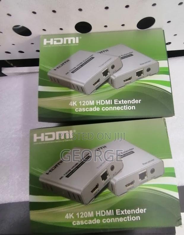 (120m) HDMI Extender Cascade Connection via Cat5e CAT6 RJ45