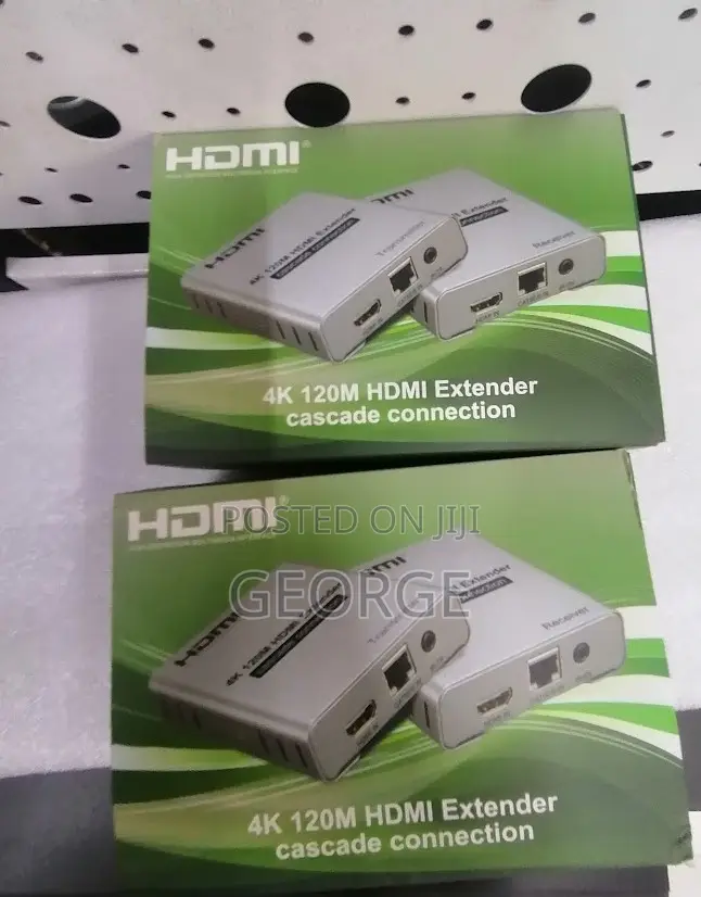 (120m) HDMI Extender Cascade Connection via Cat5e CAT6 RJ45