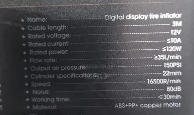 Portable Tyre Inflator - thumbnail 6