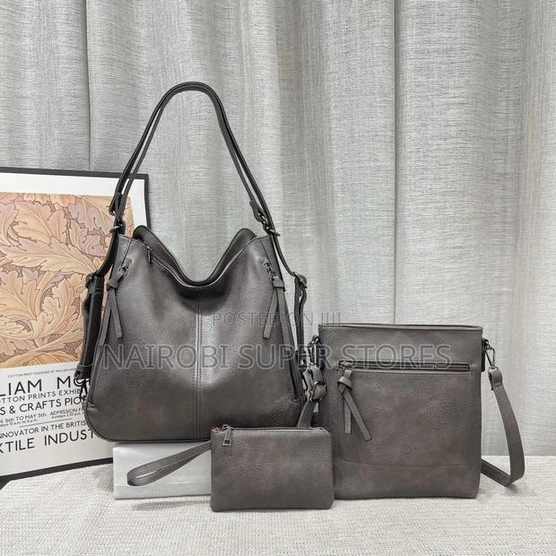 Royasoft 3in1 Khaki Ladies Handbag