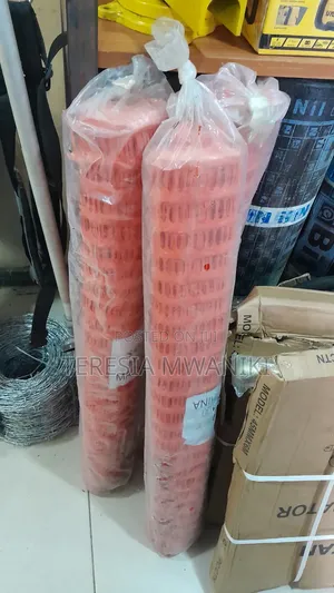Orange Barrier Nets In Construction  Sites