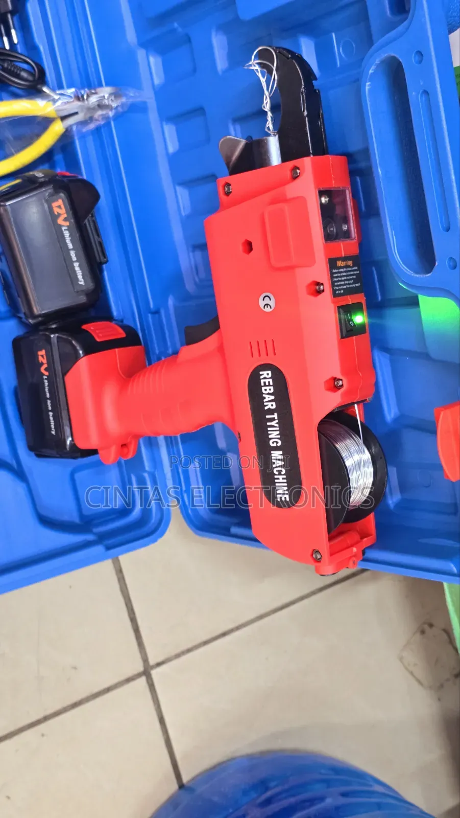 Cordless Rebar Tying Machine