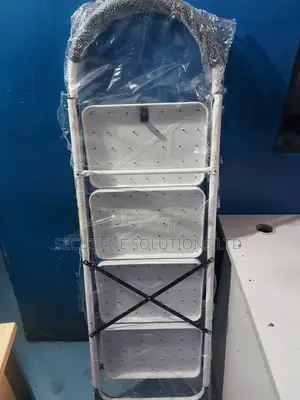 Wrapped 4-Step Steel Ladder.
