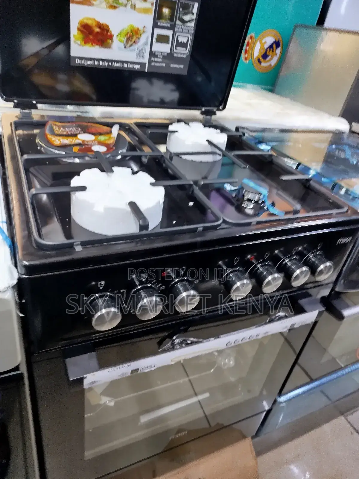 Mika Standing Cooker, 60cm X 60cm, 3 Gas Pool Jet Burners