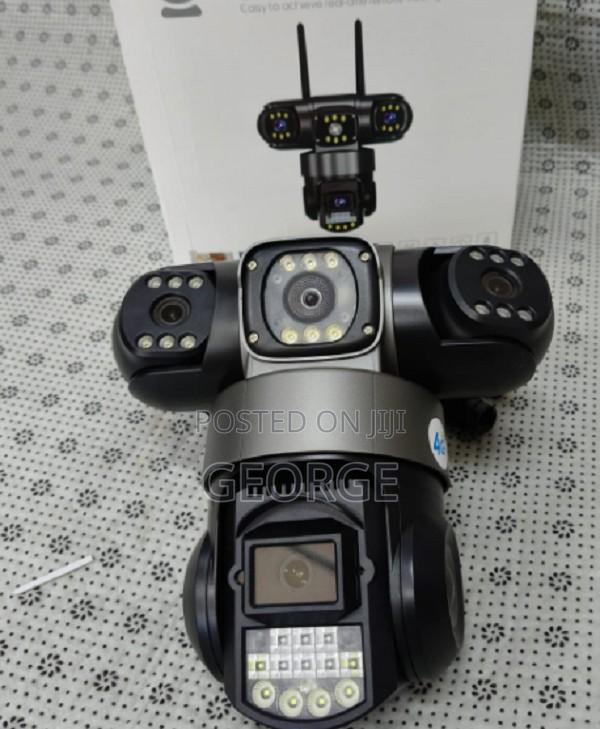 Available 4G Simcard V380 PTZ Smart Camera 3 Lens