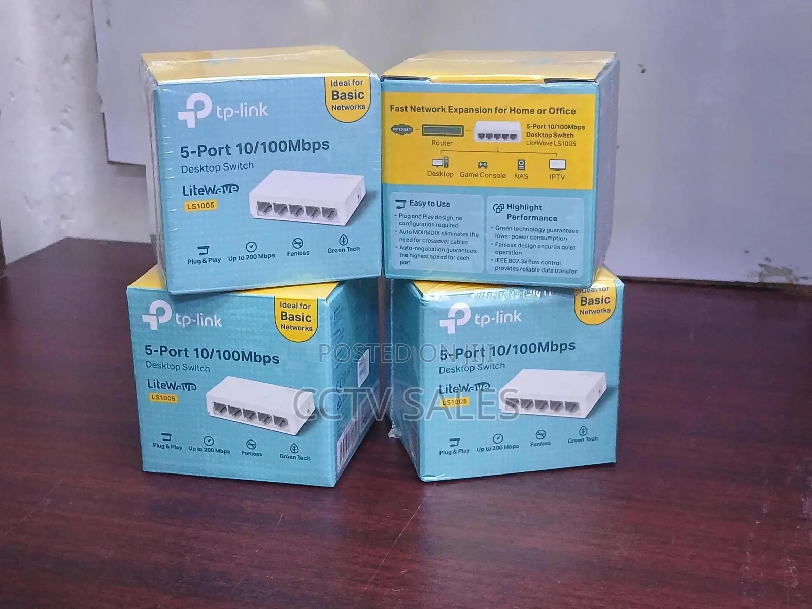 5-Port 10/100mbps Tp-Link Desktop Switch