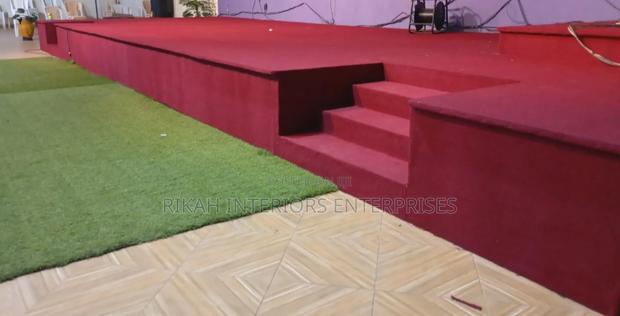 Maroon Delta Carpets for Churches