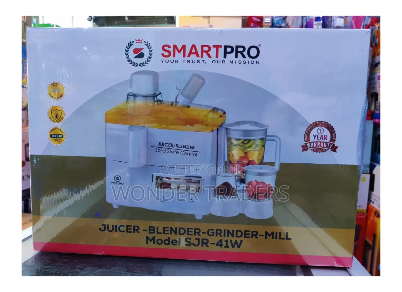 *Smartpro 4in1 Juicer/Blender/Mincer/Grinder