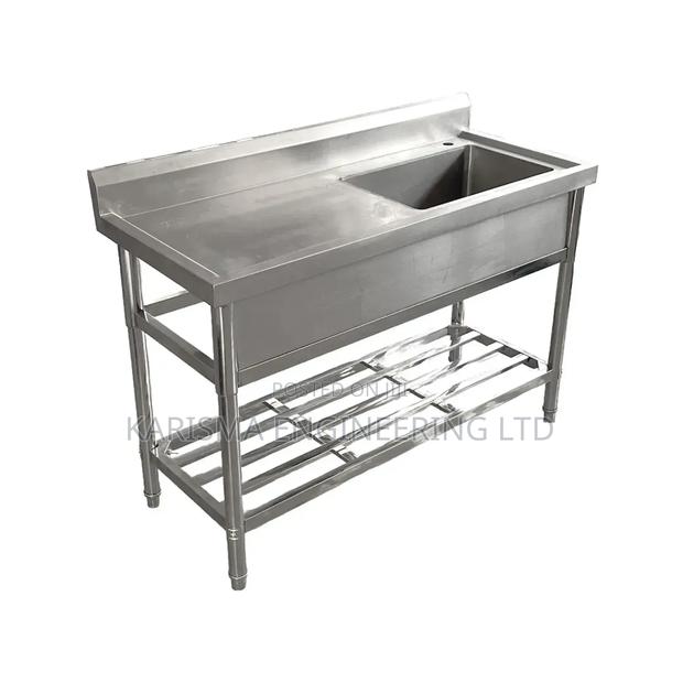 Commercial Single Bowl Sink Work Top