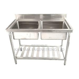 Commercial Double Bowl Sink - thumbnail 2