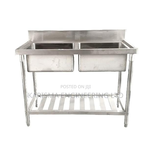 Commercial Double Bowl Sink - thumbnail 3