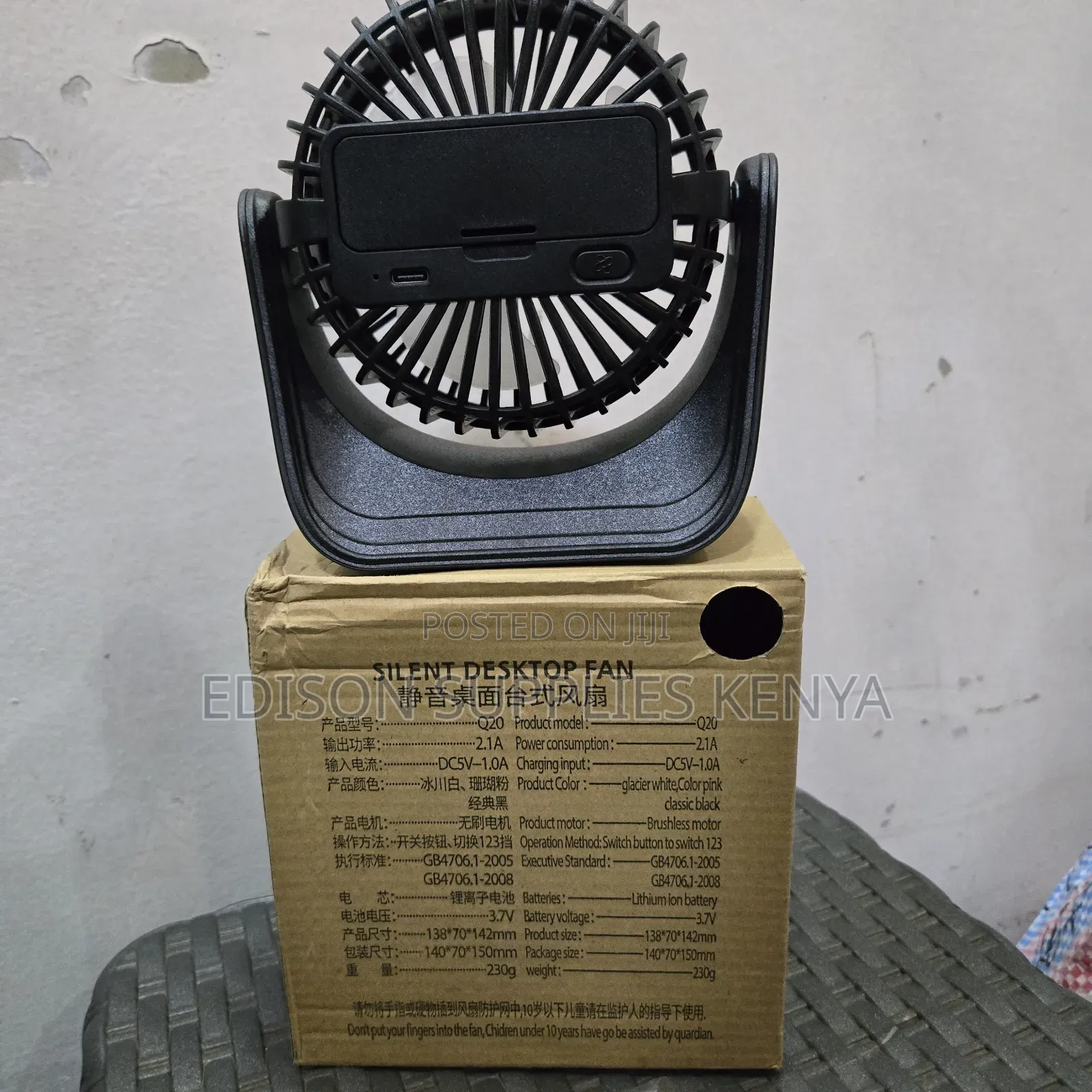 Desk Fan Table Fan Portable Cooling Air Hand Fans
