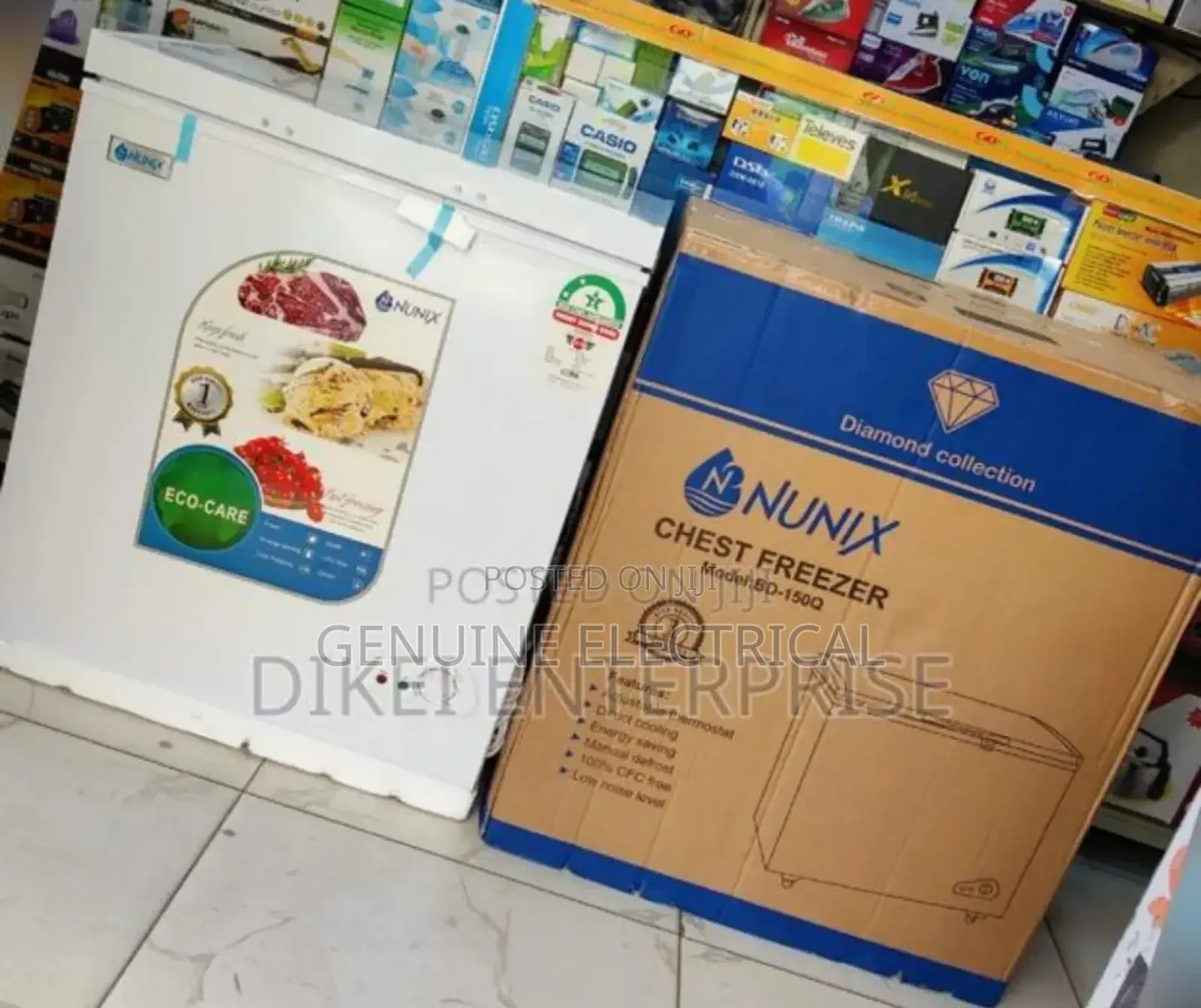 New Nunix 150litres Freezer