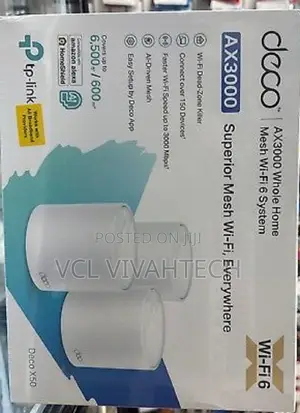 Tp-Link Tl-Deco X50-3 Whole Home Mesh Wifi 6 System
