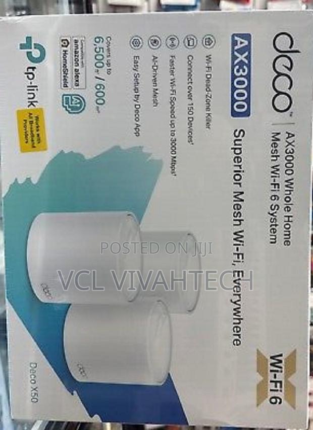 Tp-Link Tl-Deco X50-3 Whole Home Mesh Wifi 6 System