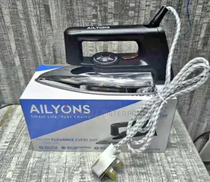 Ailyons HD-199A Electric Dry Iron Box(Black and Silver)