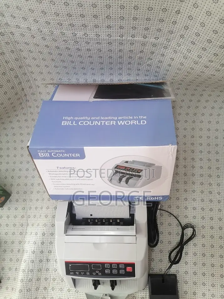 Supermarkets, Banks` Automatic Bill Counter Machine