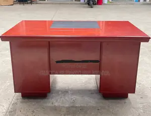 Office Tables:140cm Mahogany Home Office Leadership Desk